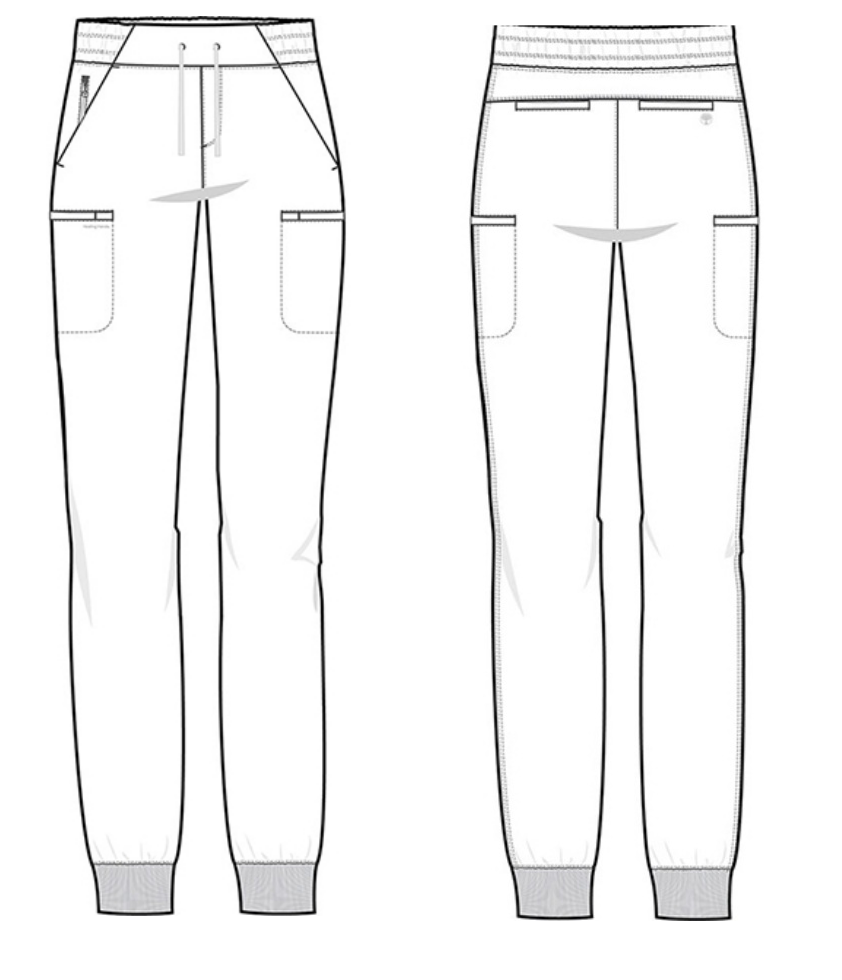 Healing Hands Rhea Plus Size Jogger Pant HH050