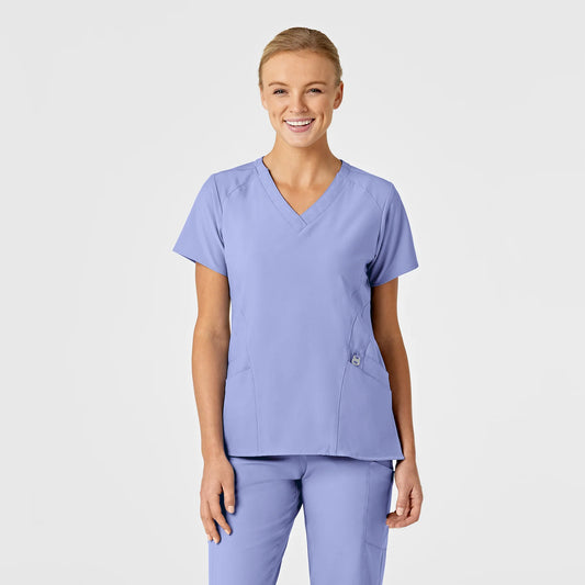 Wink W123 Stylized V-Neck Top 6155